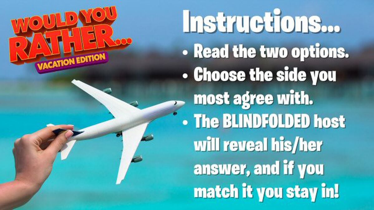 Would You Rather: Vacation Edition image number null